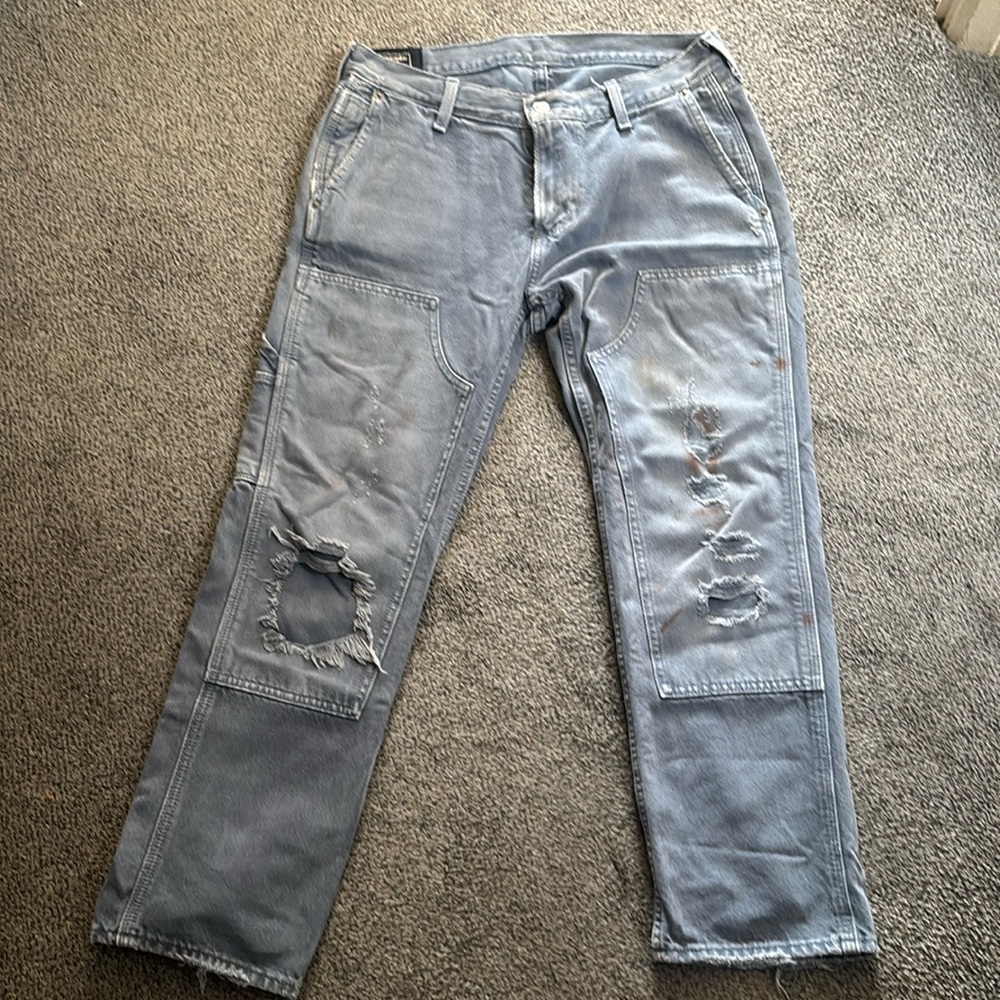 Abercrombie and Fitch double knee canvas pants